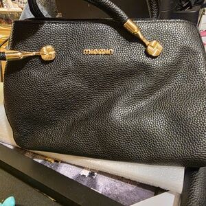 Minmin Black Leather Handbag